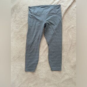 Athleta Salutation Striped 7/8 Tights Leggings